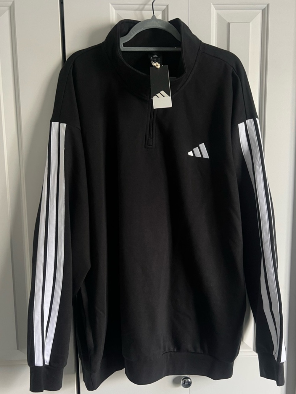 Men’s Adidas 2XL 1/4 zip sweatshirt